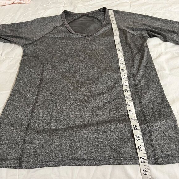 Beverly Hill Polo Club Athletic Top Womens Small Gray Stretch pullover Casual - Picture 4 of 7